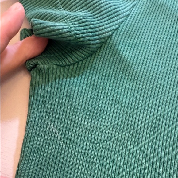 Madewell Garment-Dyed Ribbed Crewneck Pocket Tee Size Medium - Picture 5 of 12